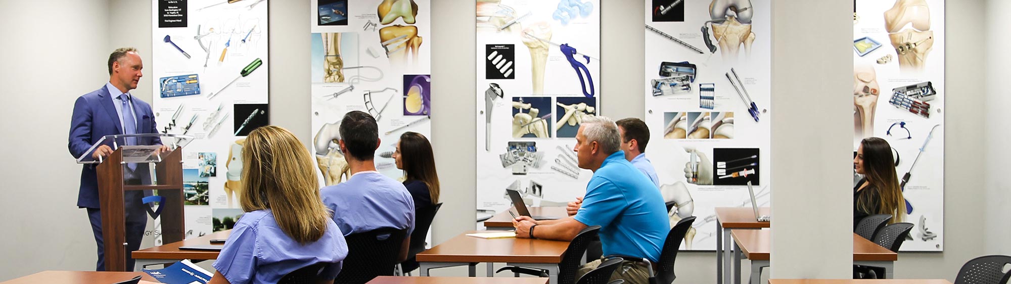 Prodigy surgical members in seminar