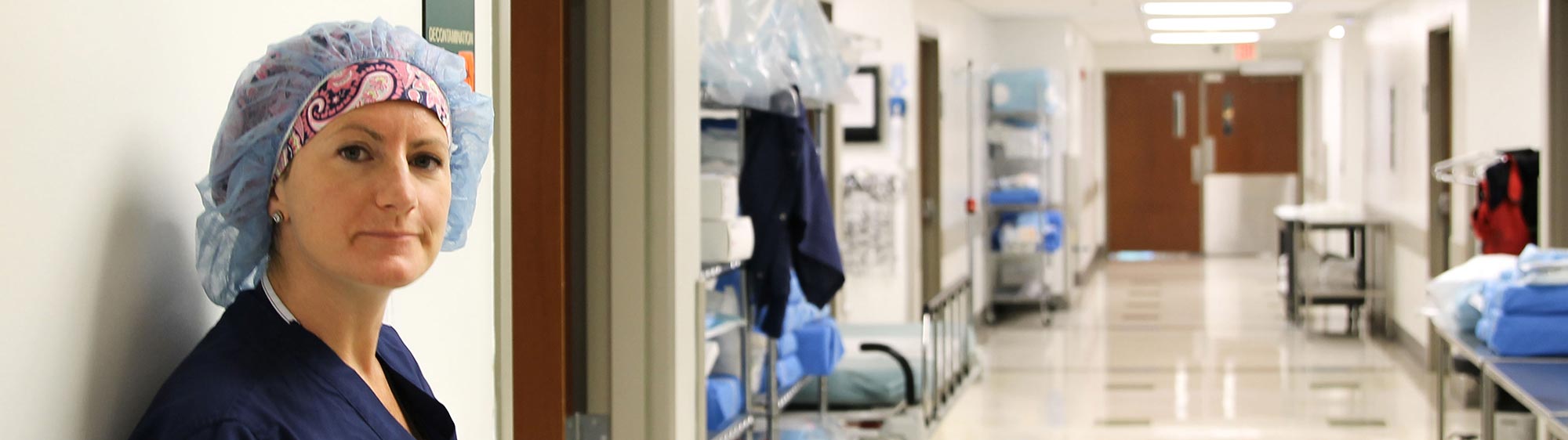 Doctor in hallway