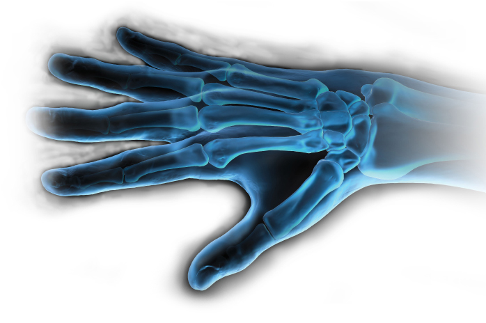 X-ray Hand Background